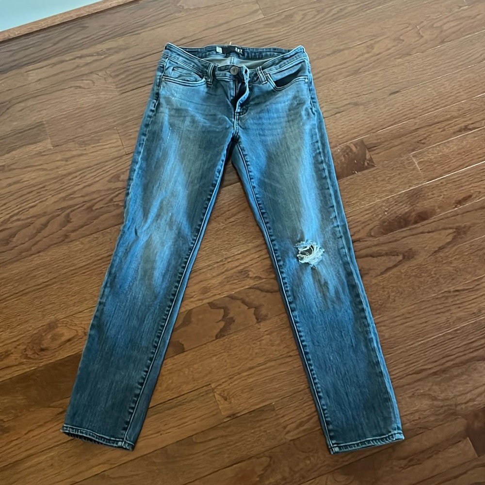 Straight leg jeans
